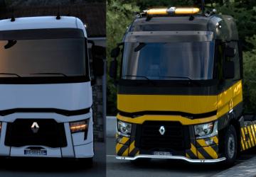 Front amber position lights Renault T version 1.0 for Euro Truck Simulator 2 (v1.41.x, - 1.43.x)