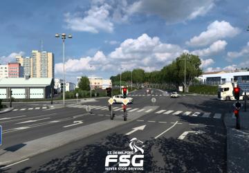 Map FSG Map version 1.3.3 for Euro Truck Simulator 2 (v1.42.x)
