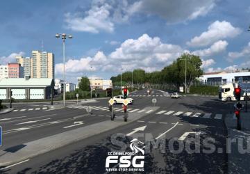 FSG Map version 1.3. for Euro Truck Simulator 2 (v1.54.x)