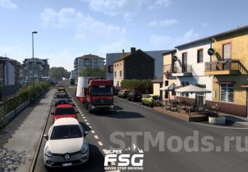 FSG Map version 1.3. for Euro Truck Simulator 2 (v1.54.x)