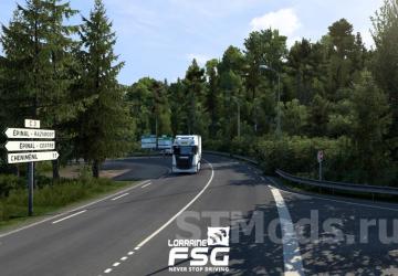 FSG Map version 1.3. for Euro Truck Simulator 2 (v1.54.x)