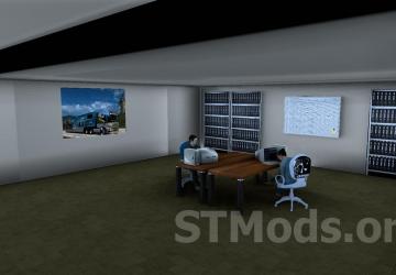 Gepard Garage D-Deck version 1.3 for Euro Truck Simulator 2 (v1.48.x)