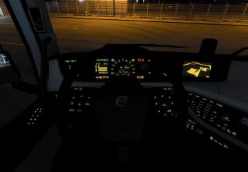 Gold Dashboard for Volvo FH 2012 version 1.0 for Euro Truck Simulator 2 (v1.43.x)