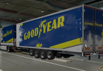 Goodyear Tandem Skin version 1.0 for Euro Truck Simulator 2 (v1.37.x, 1.38.x)