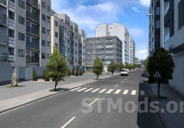 Map City of Santiago de Compostela version 5.0 for Euro Truck Simulator 2 (v1.47.x)