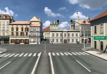 Map City of Santiago de Compostela version 1.0 for Euro Truck Simulator 2 (v1.43.x)