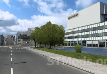 City of Santiago de Compostela version 10.0 for Euro Truck Simulator 2 (v1.54.x)