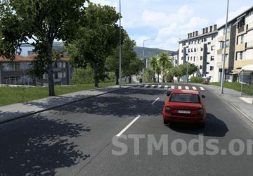 City of Santiago de Compostela version 10.0 for Euro Truck Simulator 2 (v1.54.x)