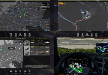 GPS and Map Navigation Mod for ProMods version 1.3 for Euro Truck Simulator 2 (v1.40.x, - 1.42.x)