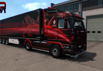 Griffin skin for Ekualizer’s Scania 143 version 1.0 for Euro Truck Simulator 2 (v1.35.x, 1.36.x)