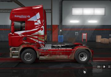 Dirty Skin Brilliant Victory for Scania Streamline v1.1 for Euro Truck Simulator 2 (v1.35.x, - 1.42.x)