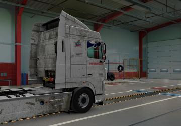 Dirty Skin DAF XF 105 Privolzhe Group version 1.1 for Euro Truck Simulator 2 (v1.40.x)
