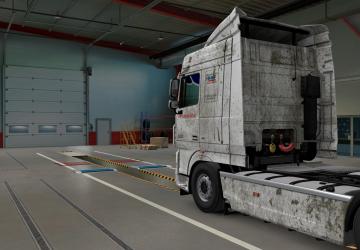 Dirty Skin DAF XF 105 Privolzhe Group version 1.1 for Euro Truck Simulator 2 (v1.40.x)