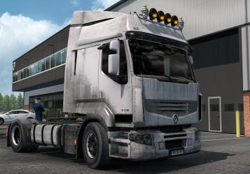 Dirty Skin for Renault Premium + Chassis and Tank Dirt Textures v1.0 for Euro Truck Simulator 2 (v1.38.x, - 1.40.x)