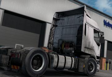 Dirty Skin for Renault Premium + Chassis and Tank Dirt Textures v1.0 for Euro Truck Simulator 2 (v1.38.x, - 1.40.x)