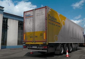 Dirty Fraikin Group Skin version 1.0 for Euro Truck Simulator 2 (v1.38.x, - 1.40.x)