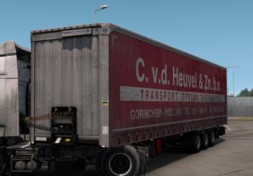 Dirty Skin Krone C.v.d. Heuvel version 1.0 for Euro Truck Simulator 2 (v1.38.x, - 1.40.x)