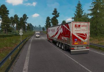 Dirty Skin SIB Truck SCANIA for Standard Trailers v1.1 for Euro Truck Simulator 2 (v1.32.x, - 1.42.x)