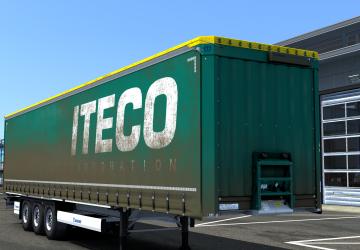 Dirty Skin TK ITECO Corporation for Krone Profiliner v1.0 for Euro Truck Simulator 2 (v1.35.x, 1.36.x)