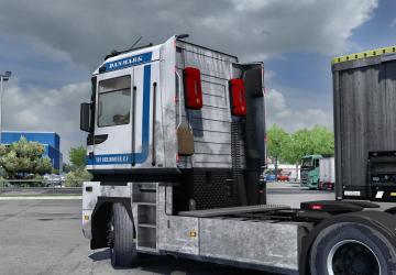 Dirty Skin Van Der.Hoofer b.v for Renault Integral v1.0 for Euro Truck Simulator 2 (v1.38.x, 1.39.x)