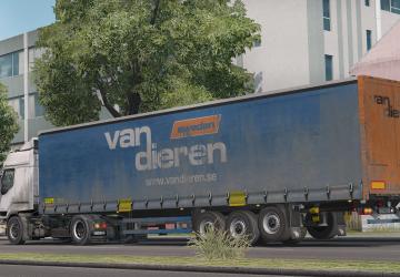 Dirty Van Dieren Skin for Schmitz Hupa Curtain v1.0 for Euro Truck Simulator 2 (v1.38.x, 1.39.x)