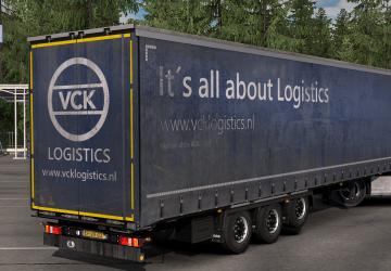 Dirty Skin VCK Logistics version 1.0 for Euro Truck Simulator 2 (v1.38.x, 1.39.x)