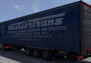 Dirty Skin WestUkrTrans Group version 1.0 for Euro Truck Simulator 2 (v1.38.x, 1.39.x)