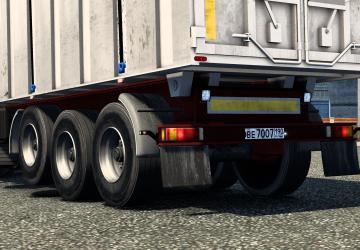 Dirty Fruehauf Trailer version 1.0 for Euro Truck Simulator 2 (v1.40.x, 1.41.x)