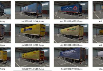 Dirty Tirsan Trailer version 1.0 for Euro Truck Simulator 2 (v1.40.x, 1.41.x)