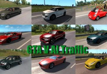 GTA V Traffic Pack version 4.5 for Euro Truck Simulator 2 (v1.46.x)