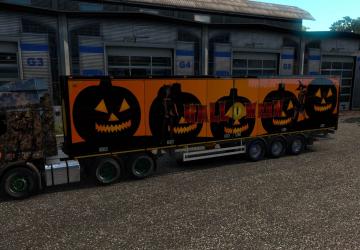 Halloween paintjob version 1.0 for Euro Truck Simulator 2 (v1.35.x)