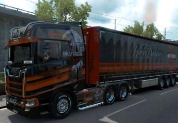 Harley Davidson Tribute Combo version 1.0 for Euro Truck Simulator 2 (v1.37.x)