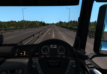 Heads Up Display version 1.1 for Euro Truck Simulator 2 (v1.38.x)