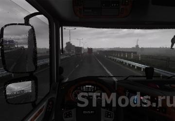 Realistic Rain version 4.6 for Euro Truck Simulator 2 (v1.48.x)