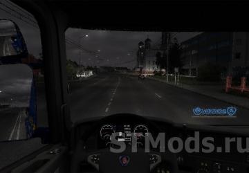 Realistic Rain version 5.1 for Euro Truck Simulator 2 (v1.54.x)