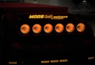 Hella Orange Headlights Bulbs version 1.9 for Euro Truck Simulator 2 (v1.54.x)