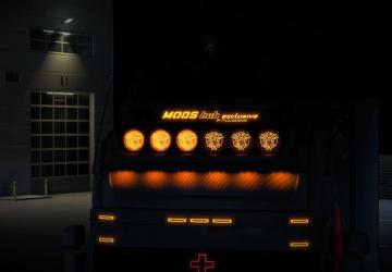 Hella Orange Headlights Bulbs version 1.9 for Euro Truck Simulator 2 (v1.54.x)