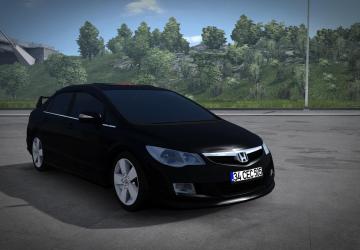 Honda Civic FD6 version 1.2 for Euro Truck Simulator 2 (v1.43.x)