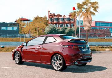 Honda Civic Type R 2009 version 1.0 for Euro Truck Simulator 2 (v1.54.x)