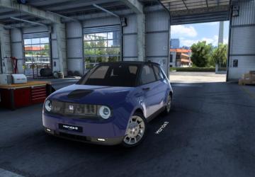 Honda E 2021 version 1.0.1 for Euro Truck Simulator 2 (v1.48.x)