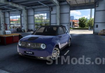 Honda E 2021 version 1.0.2 for Euro Truck Simulator 2 (v1.48.x)