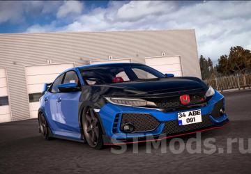 Honda Type R version 1.7 for Euro Truck Simulator 2 (v1.48.x)