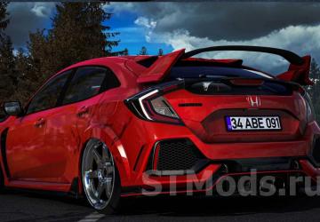 Honda Type R version 1.8 for Euro Truck Simulator 2 (v1.49.x)