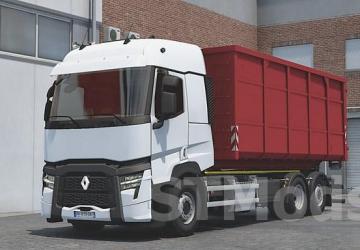 Hooklift chassis for Renault T version 1.1 for Euro Truck Simulator 2 (v1.49.x)