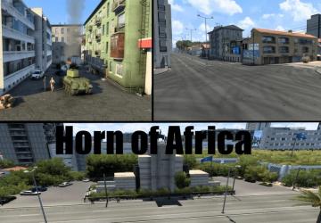 Map Horn of Africa version 0.4 for Euro Truck Simulator 2 (v1.47.x)