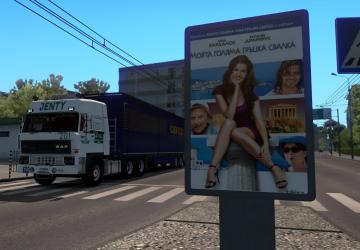 Hot Billboard ads for ETS2 version 1.0 for Euro Truck Simulator 2 (v1.35.x, - 1.42.x)
