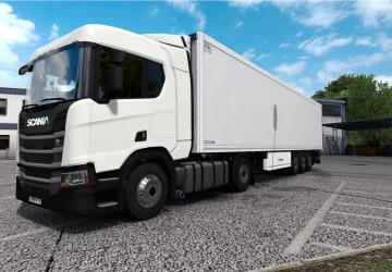 Chrome Wheel Caps with Rectangular Holes version 1.0 for Euro Truck Simulator 2 (v1.35.x, - 1.42.x)