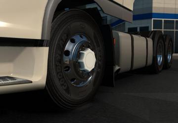 Hub reduction axle and Wheel cover by KCl v1.1 for Euro Truck Simulator 2 (v1.35.x)