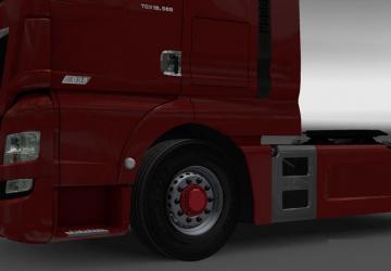Hub reduction axle and Wheel cover by KCl v1.1 for Euro Truck Simulator 2 (v1.35.x)