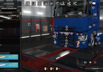 Hypro Bullbar Renault Range T version 1.2 for Euro Truck Simulator 2 (v1.35.x)